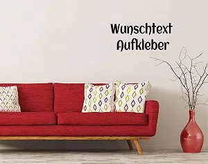 Наклейка на стіну Персоналізована з текстом Вінілова synthetic.ua - Фото 1