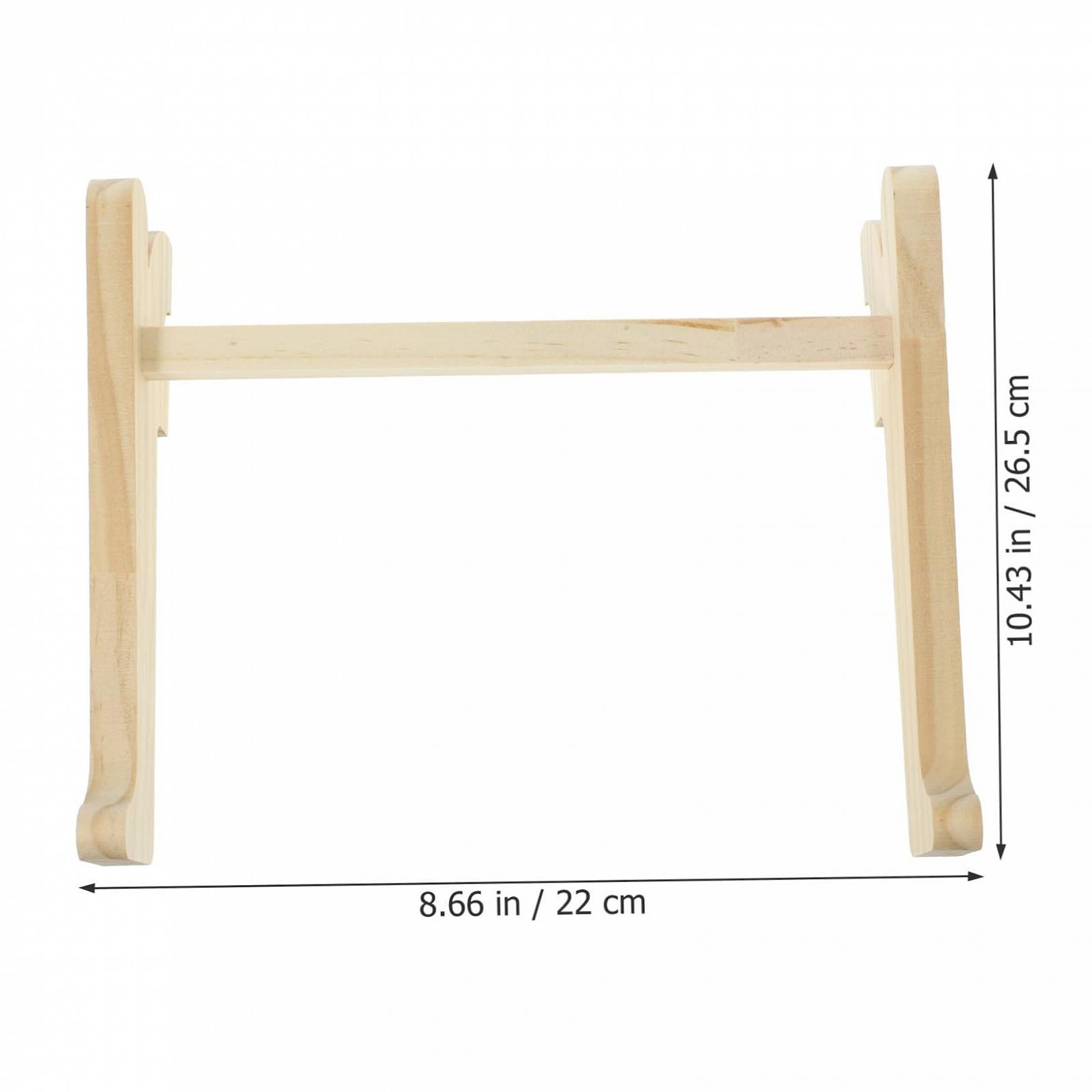 Підставка для ноутбука GALPADA дерев'яна ергономічна з вентиляцією, регульована по висоті, фото №6