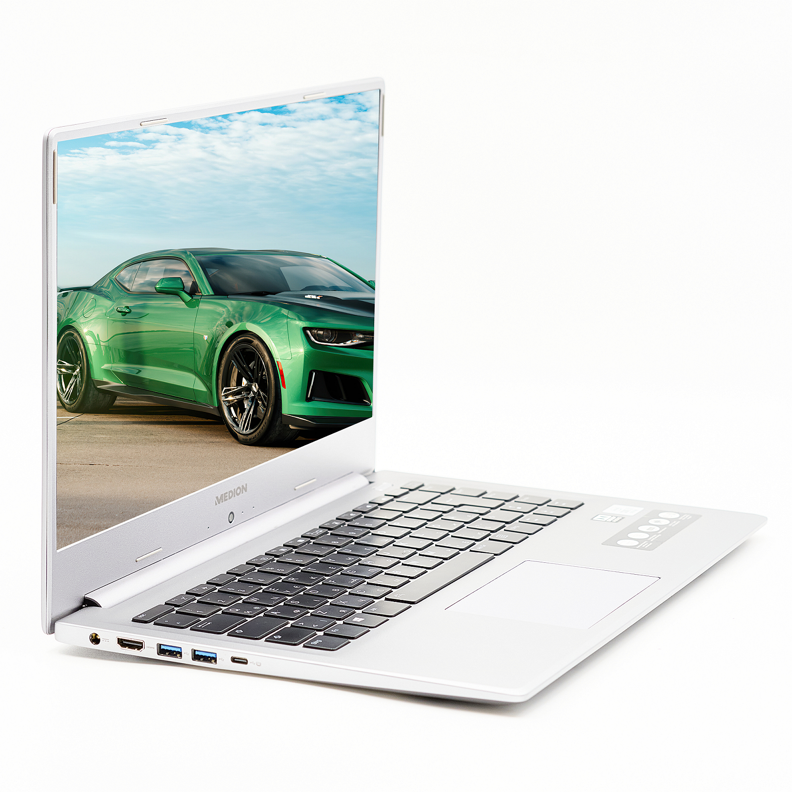 Игровой ноутбук 15.6'' Medion Akoya S15447 Intel Core i7-10510U ОЗУ 32 ГБ SSD 512 ГБ Nvidia GeForce MX350 Металлический корпус Б/У, фото №3