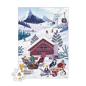 Пазл Janod Winter in the Mountains 500 элементов J02494 - Фото 1