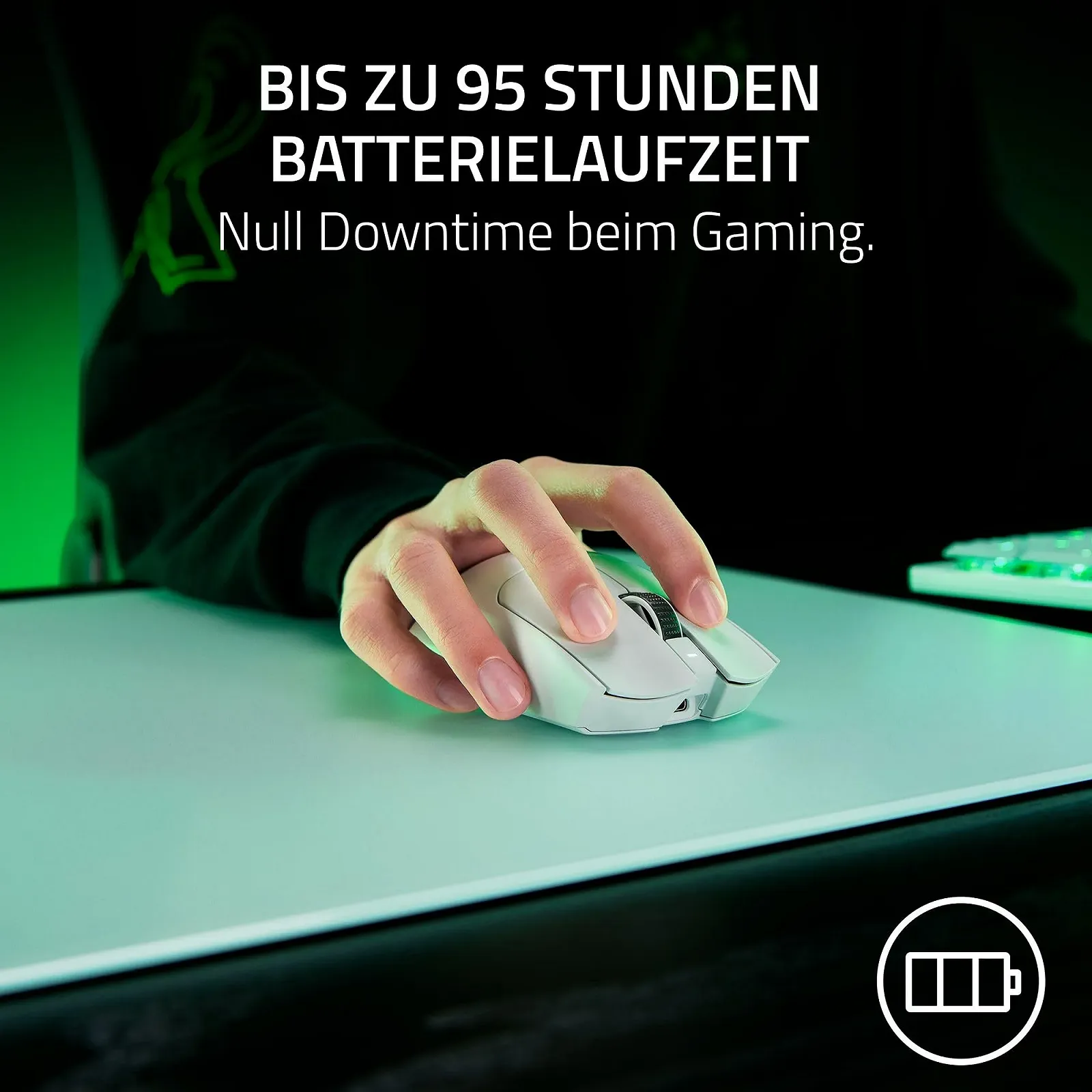 Мышь Игровая Беспроводная Razer Viper V3 Pro Белая, фото №8