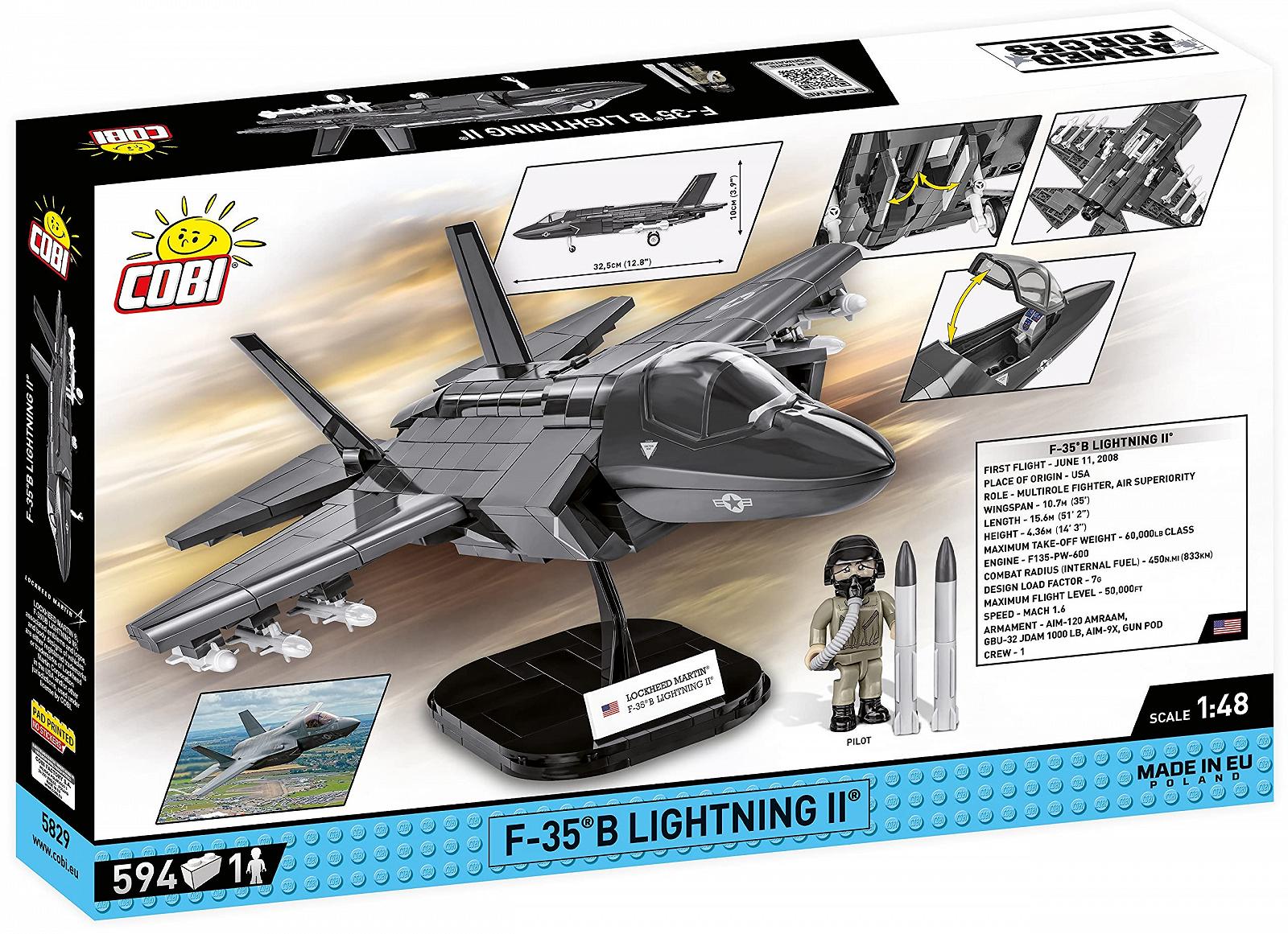 Конструктор COBI F-35 B Lightning II (USAF), фото №11