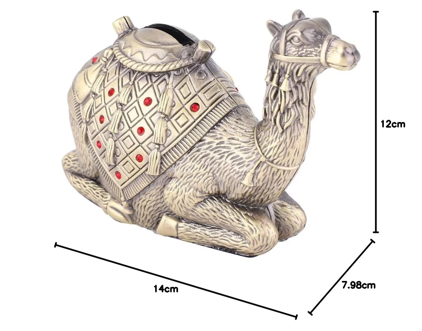 Скарбничка Yctze у формі верблюда зі сплаву декоративна, фото №7