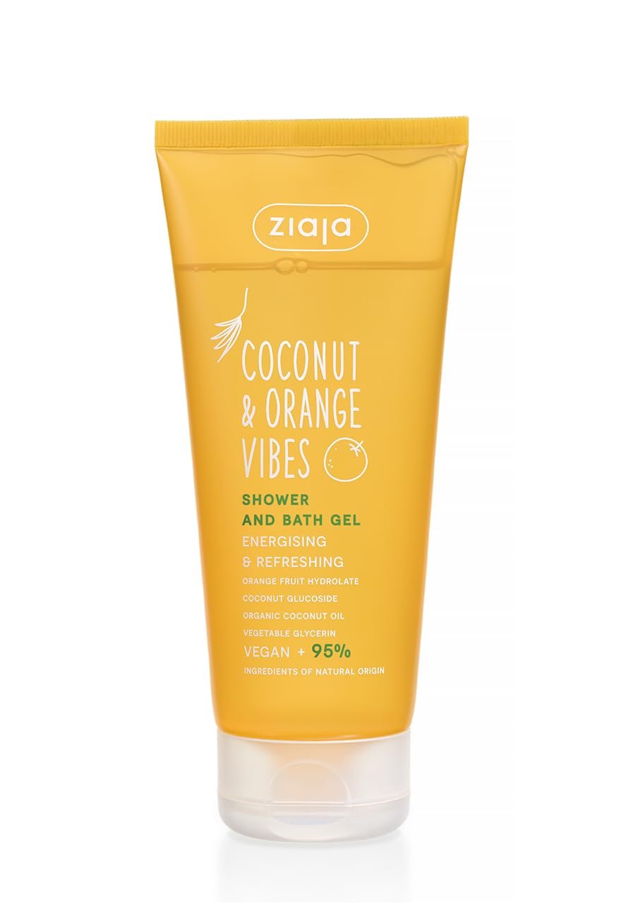 Гель для душа Coconut & Orange Vibes тонизирующий и освежающий 200 ml, фото №1