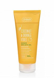 Гель для душа Coconut & Orange Vibes тонизирующий и освежающий 200 ml - Фото 1