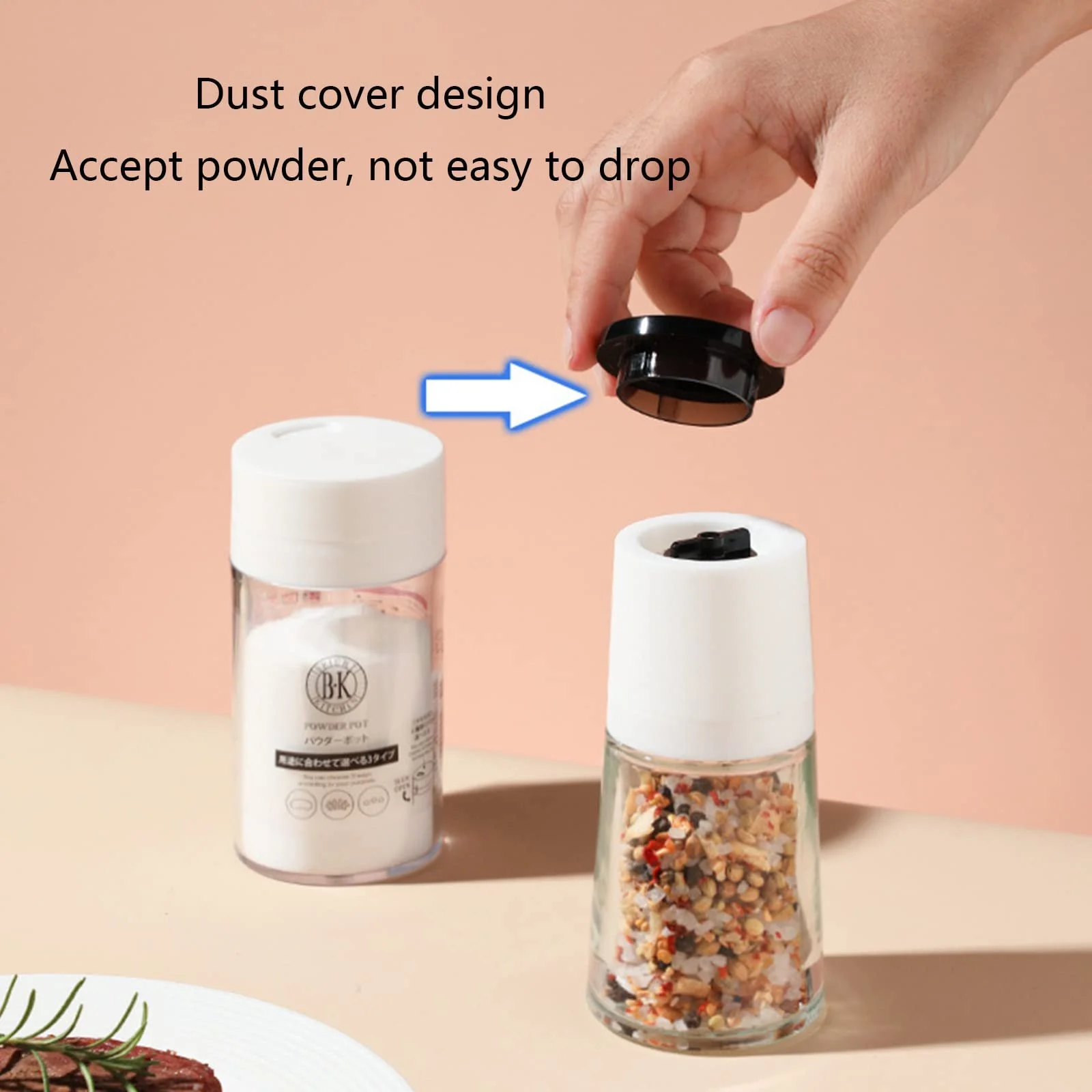 Ручний млин Керамічна Портативна з Регульованою Зернистістю, фото №3