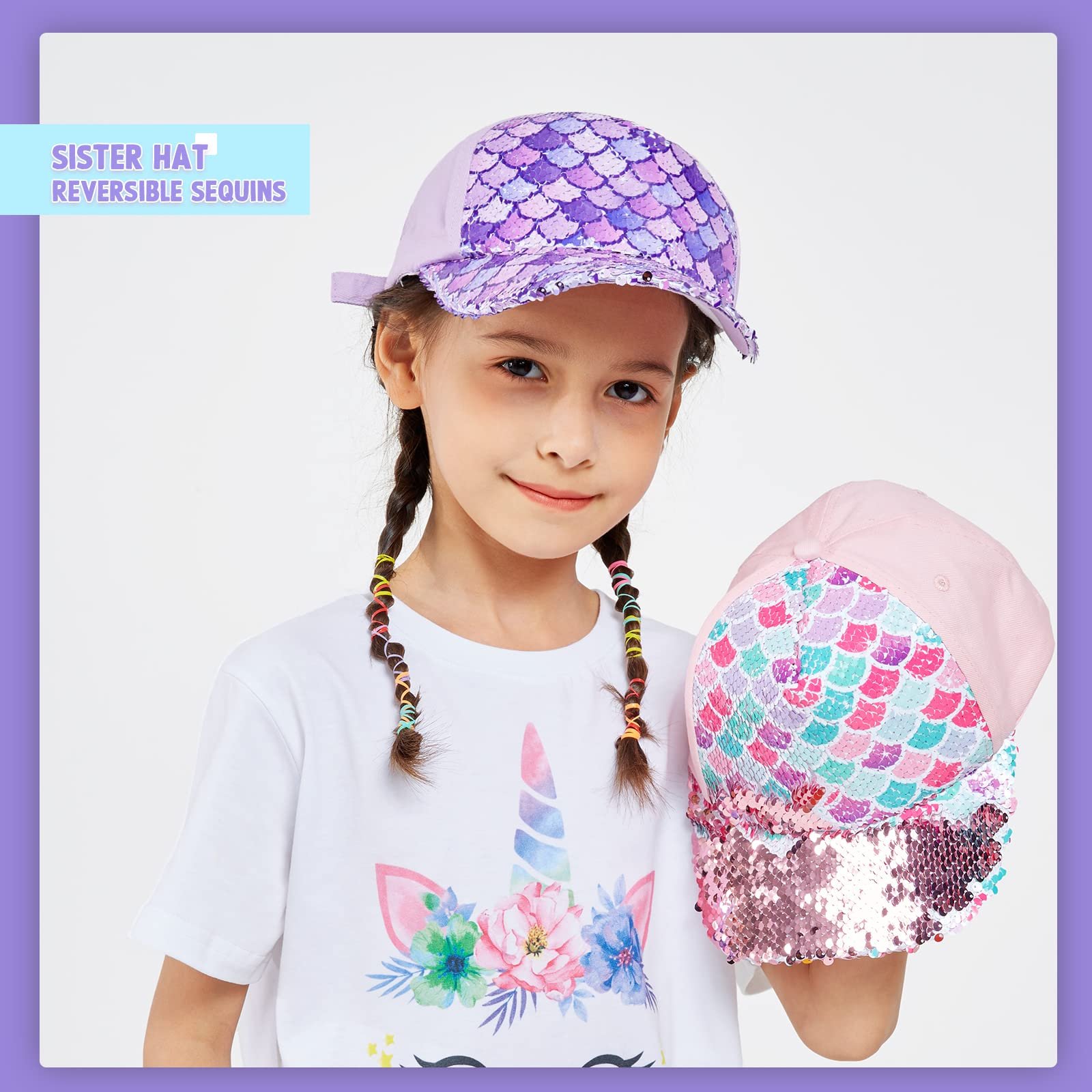 Бейсболка WAWSAM Unicorn для девочек детская регулируемая Snapback, фото №5