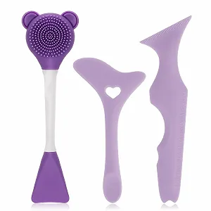 Инструмент для макияжа WLLHYF 3 шт. трафареты для подводки силиконовые - Фото 1