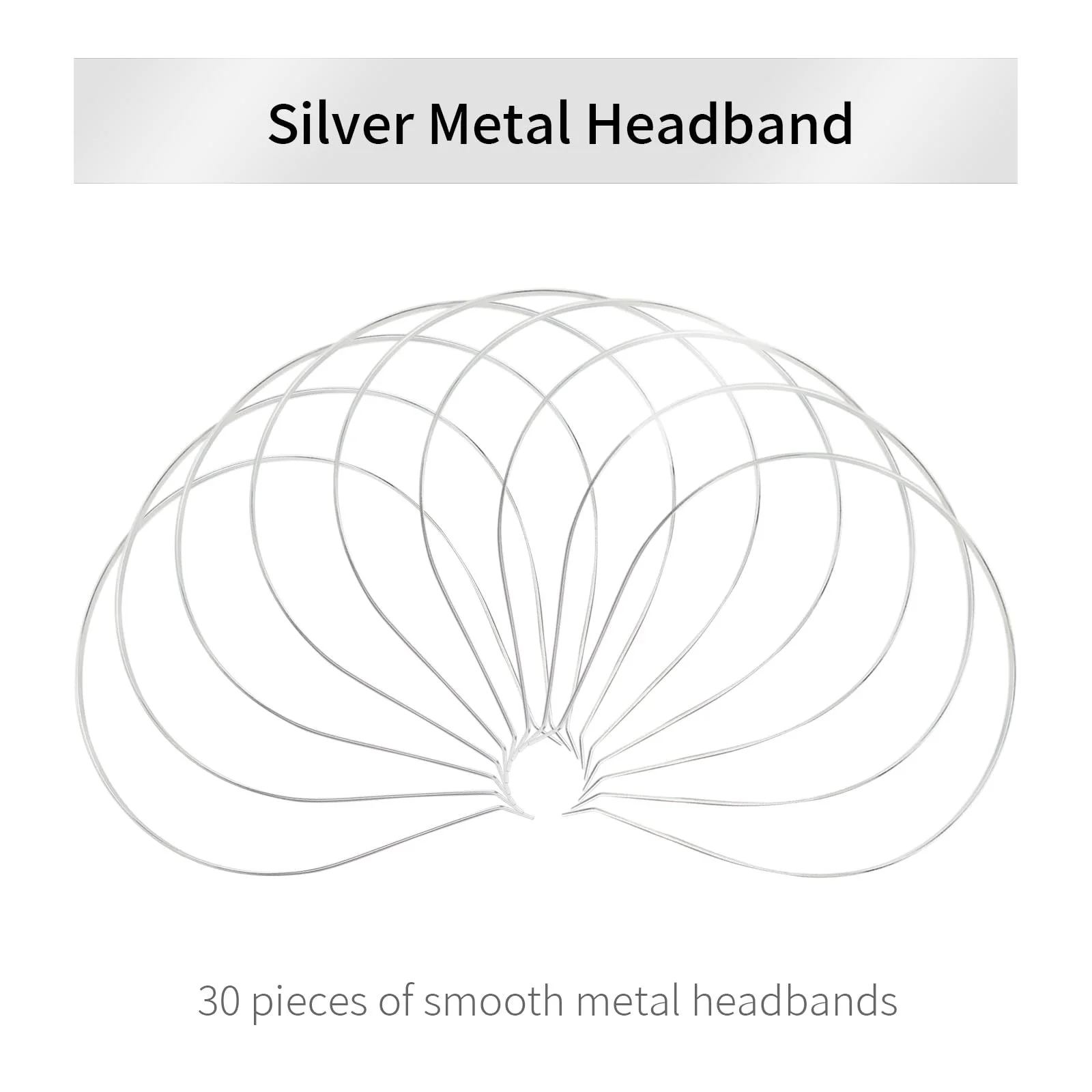 Обруч Металевий 3 mm, набір 30 штук, фото №4