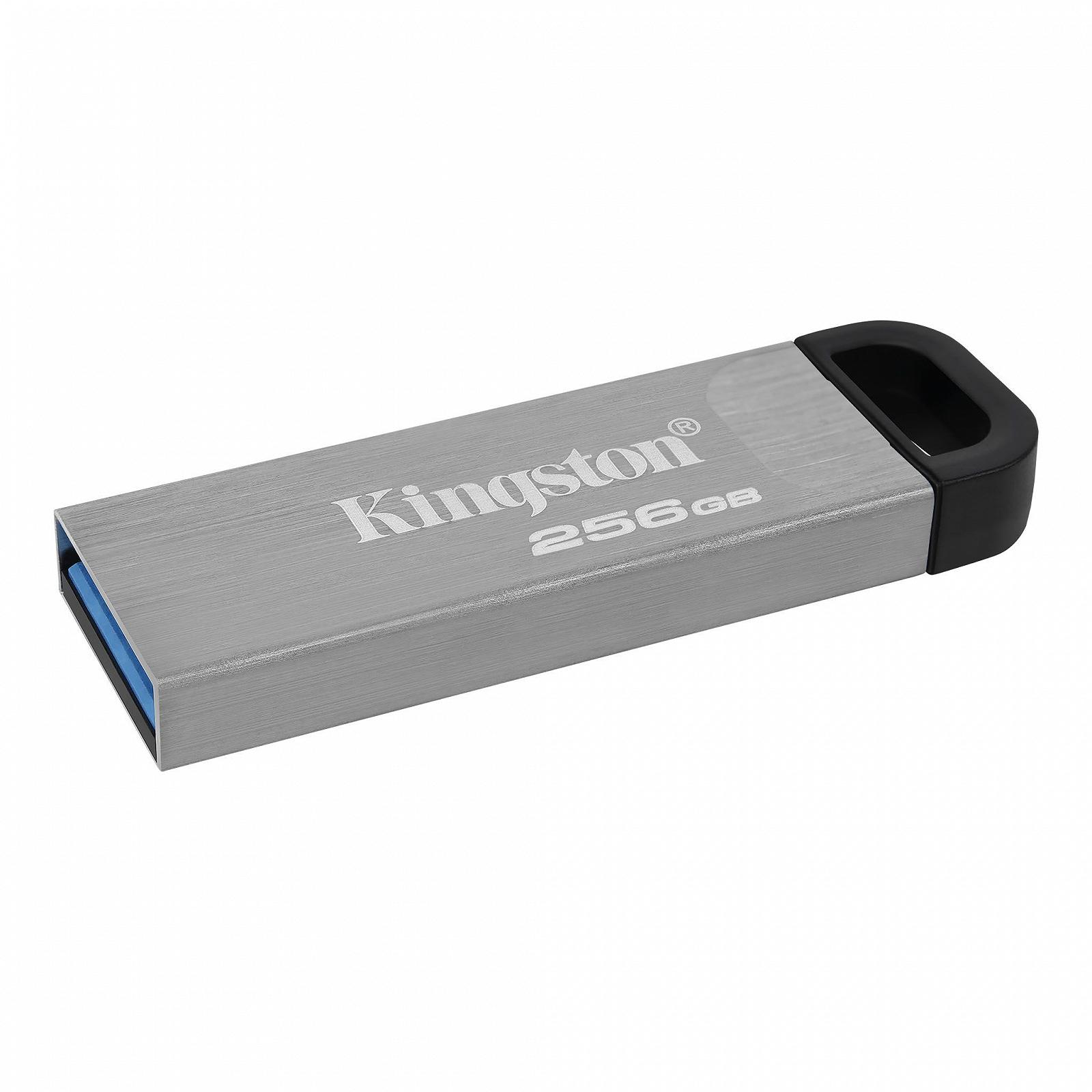 Флеш-накопичувач Kingston USB3.2 Gen 1 DT Kyson 256GB Silver-Black (DTKN/256GB), фото №2