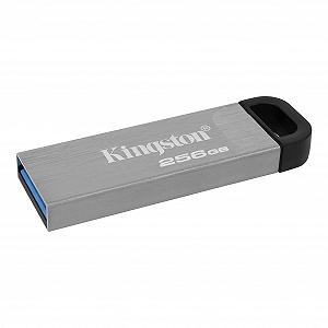 Флеш-накопичувач Kingston USB3.2 Gen 1 DT Kyson 256GB Silver-Black (DTKN/256GB) synthetic.ua - Фото 1