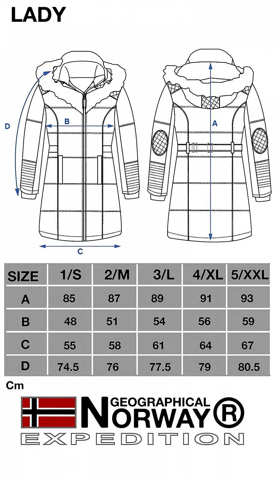 Жіноча парка Geographical Norway Distribrands Beautiful Lady  Вітрозахисна, фото №6