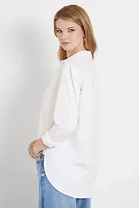 Класична сорочка на ґудзиках Guess / Жіноча / S / Біла synthetic.ua - Фото 1