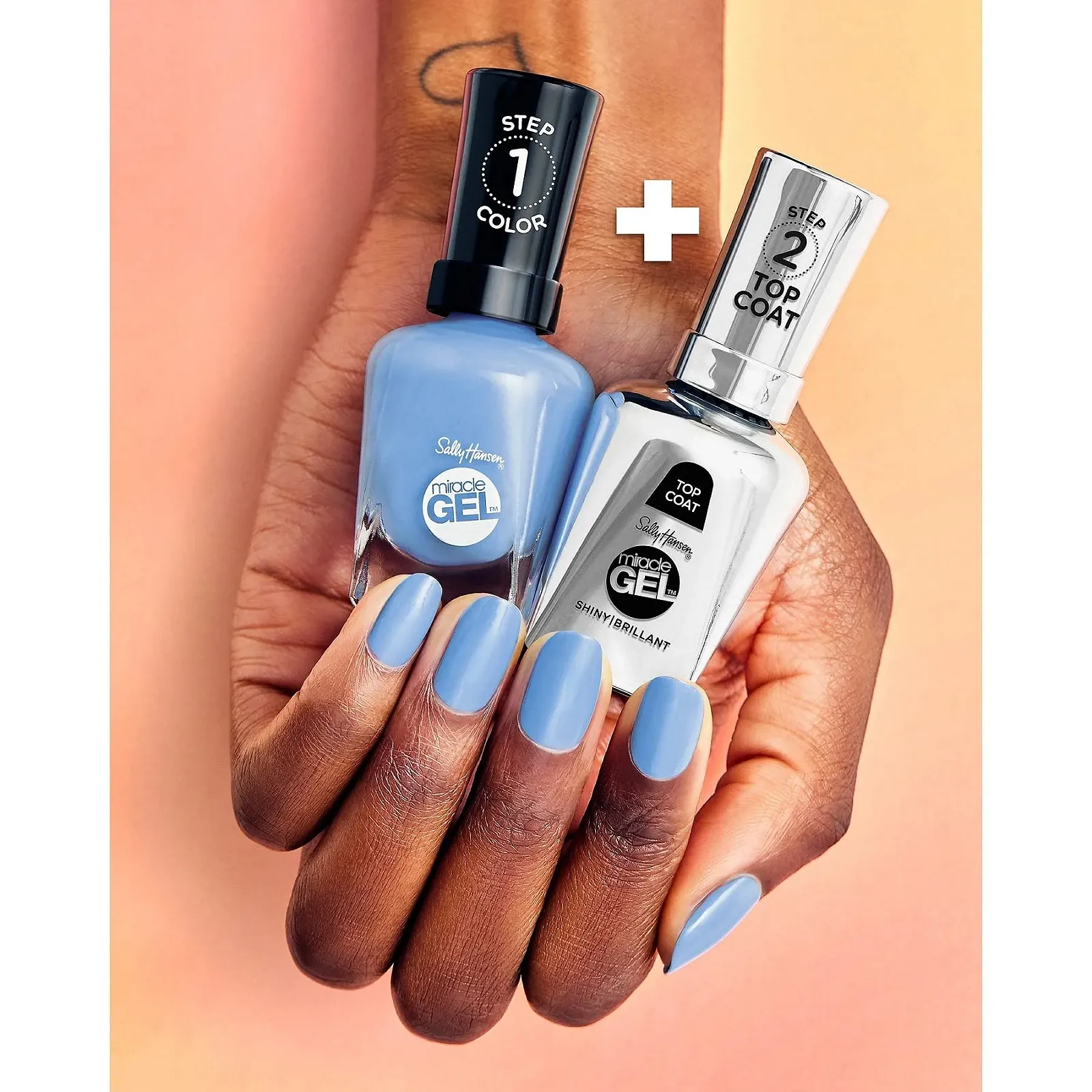 Гель-лак Sally Hansen Miracle Gel 674 Sprinkled with Love, 15 мл, фото №7 Гель-лак Sally Hansen Miracle Gel 674 Sprinkled with Love, 15 мл, фото №7