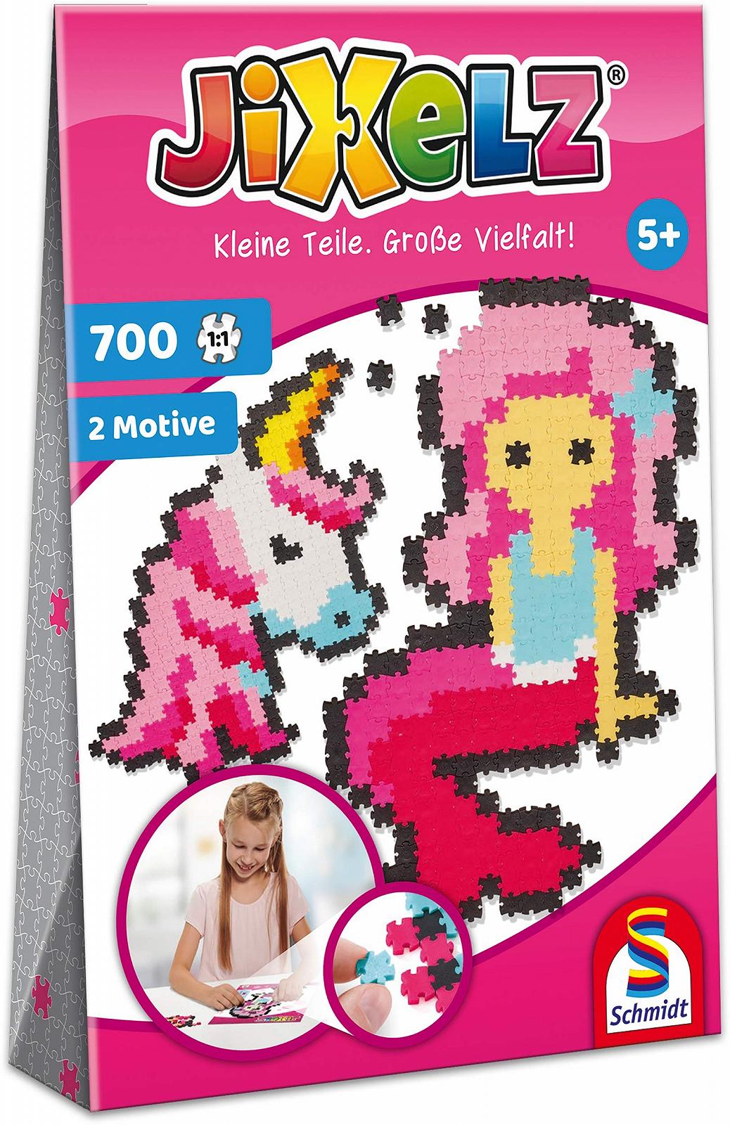 Пазл Schmidt Spiele Jixelz Единорог и русалка 700 деталей 2 мотива, фото №1 Пазл Schmidt Spiele Jixelz Единорог и русалка 700 деталей 2 мотива, фото №1