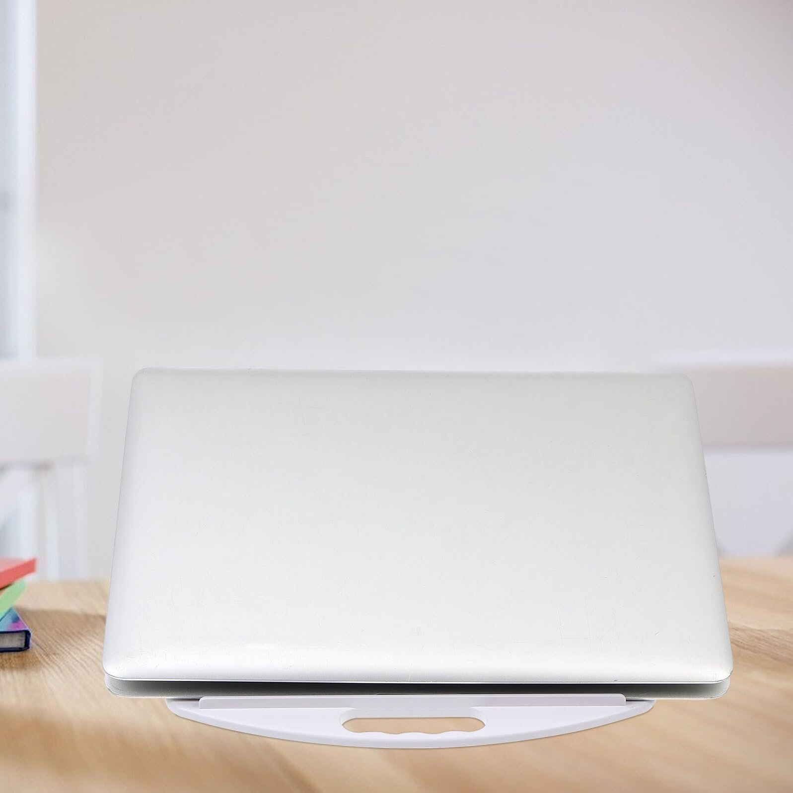 Підставка для ноутбука Homoyoyo Обертова з тепловідведенням Ергономічна Біла з тримачем для телефону, фото №8 Підставка для ноутбука Homoyoyo Обертова з тепловідведенням Ергономічна Біла з тримачем для телефону, фото №8