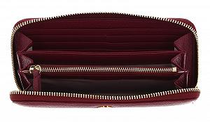 Кошелек Coccinelle Myrine Zip Around Garnet Red, Garnet Red synthetic.ua - Фото 1