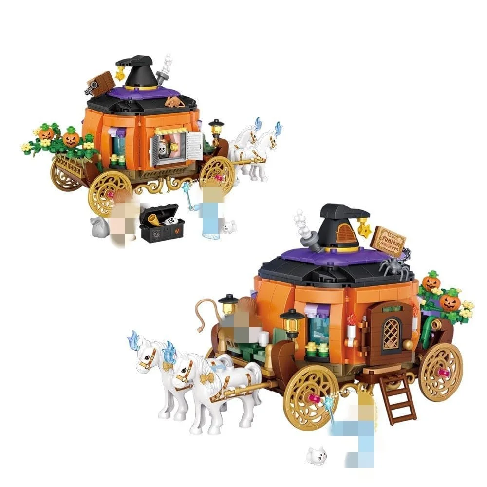 Будівельний набір Хелловін Будинок з привидами 765 блоків, фото №8