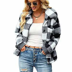 Пальто HKUOPW Рождественский вечер Приталенный с карманами - Фото 1