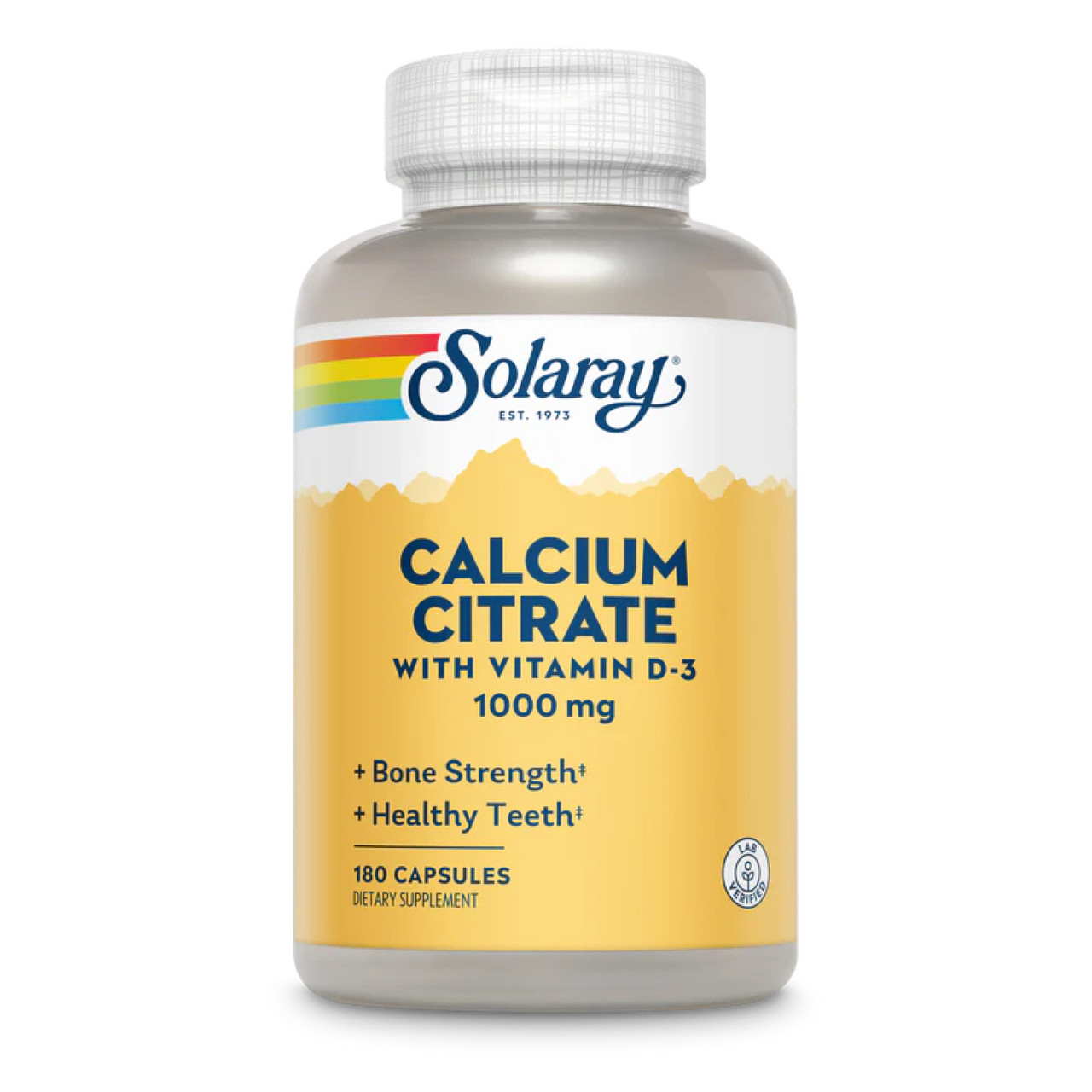 Calcium Citrate w/Vit D-3 1000mg 180 caps, фото №1