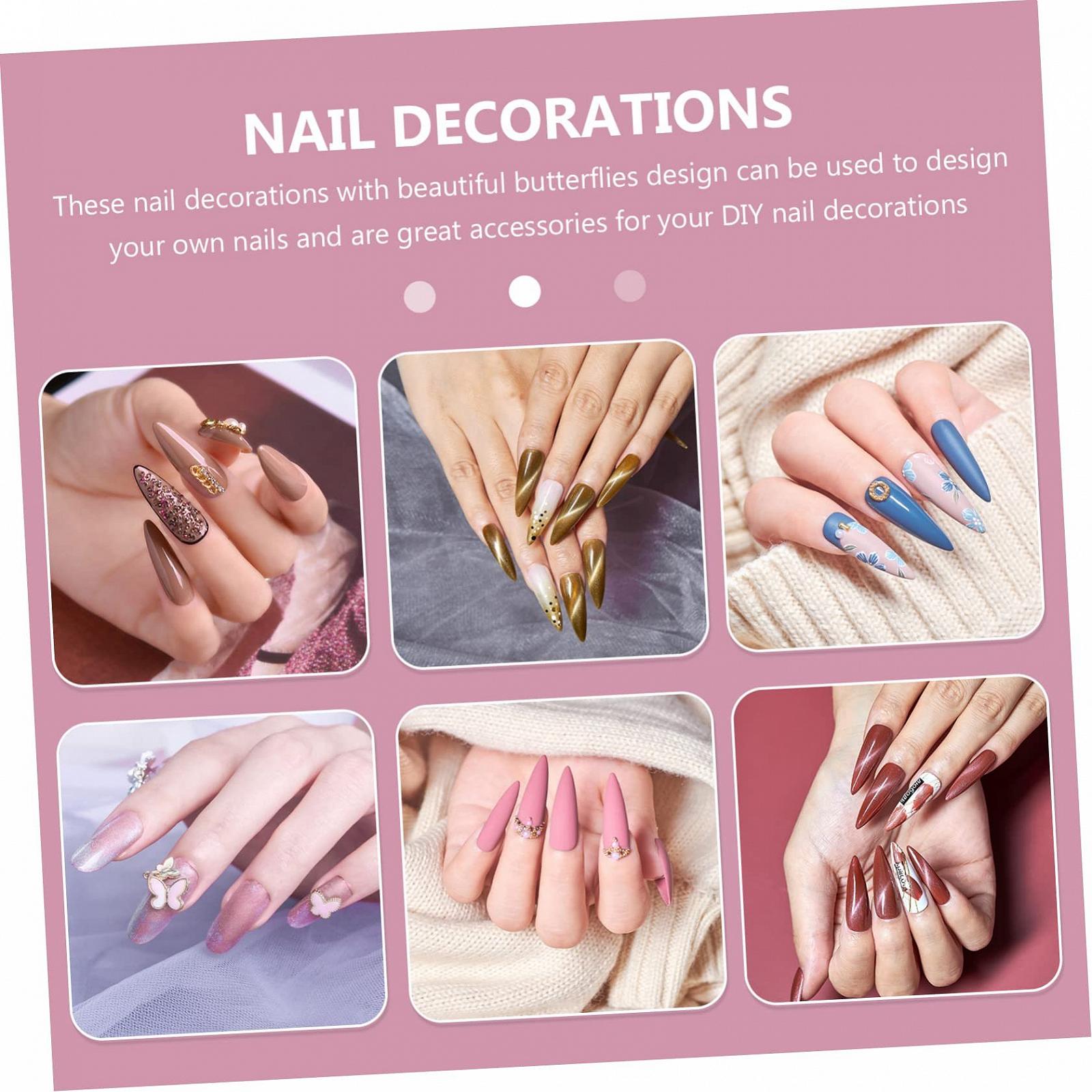 Прикраса для нігтів MERRYHAPY Метелик, ., фото №5