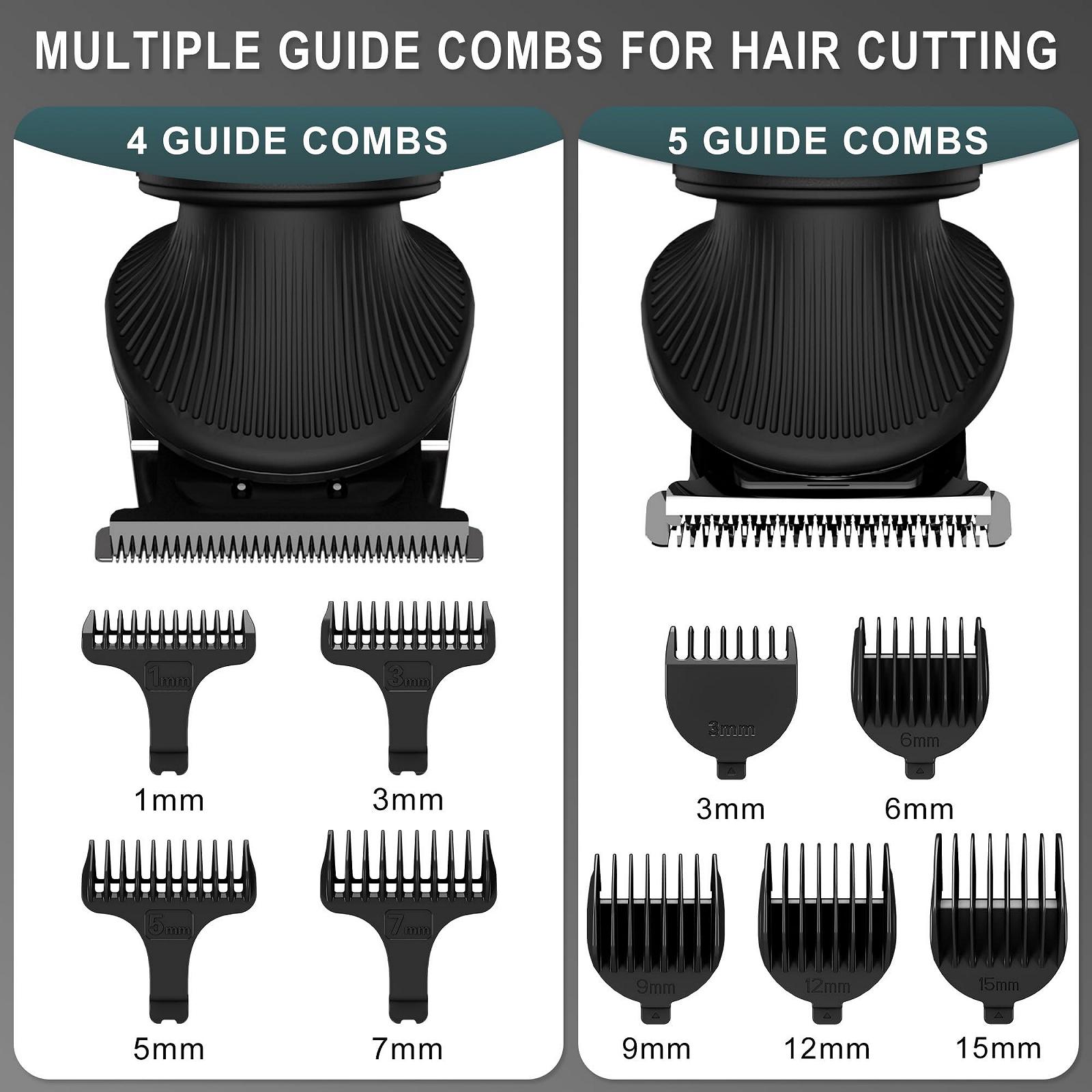Набор для стрижки Surker Professional 7 in 1 Т-образный триммер Black, фото №3