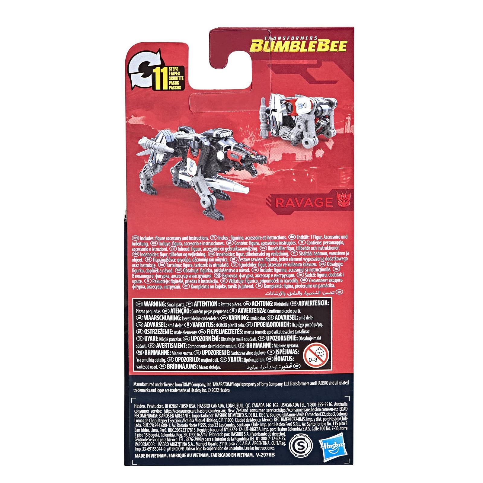 Фігурка Transformers Bumblebee Ravage серії Studio Core Class, 8,5 см, фото №5