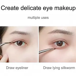 Пензлі для підводки очей Angled, професійний, м'який, портативний synthetic.ua - Фото 1