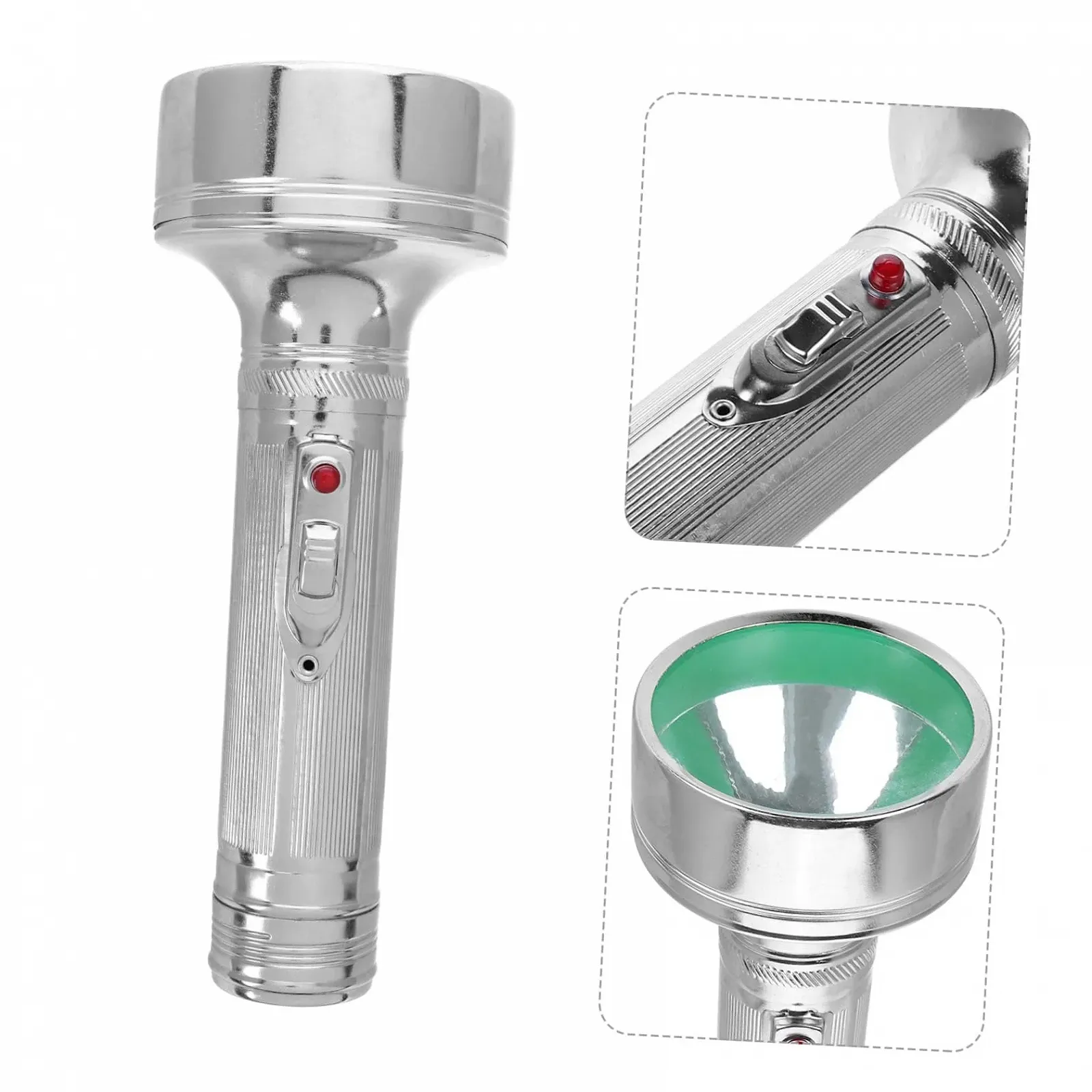 Ретро Металевий Ліхтар Ручний для використання в приміщенні/на відкритому повітрі Вінтажний стиль Міцний алюміній Унікальний домашній акцент, фото №8