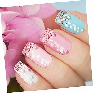 Набор для маникюра Healvian 5 коробок Модные украшения для ногтей из смолы Аксессуары для ногтей synthetic.ua - Фото 1