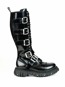 Чоботи Alpha Rangers Ranger Boots 20-Hole Black synthetic.ua - Фото 1