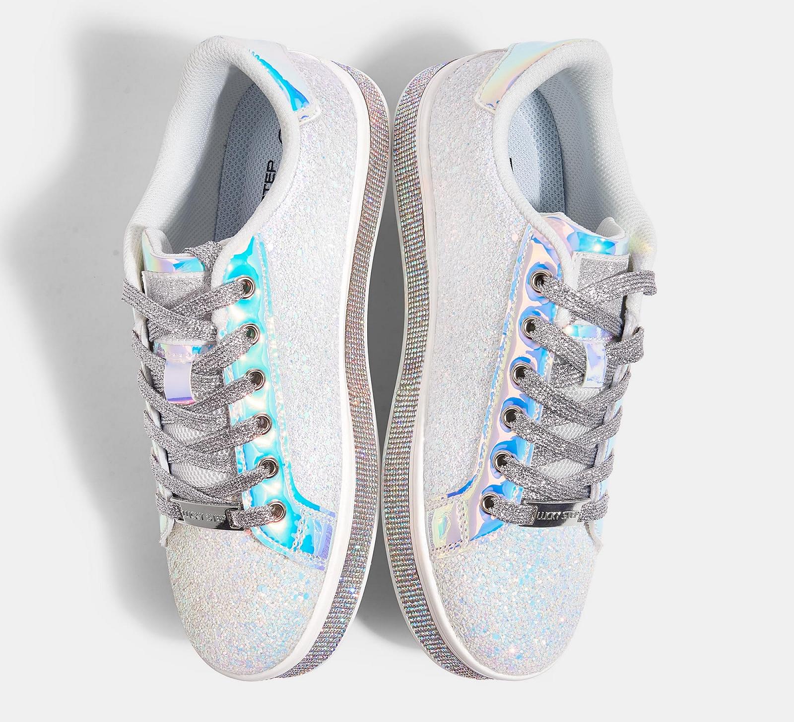 Жіночі Кросівки на платформі LUCKY STEP Glitter Блискучі Ошатні для весілля, фото №3