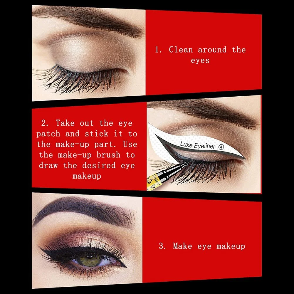 Набір трафаретів для макіяжу очей ikasus., фото №6