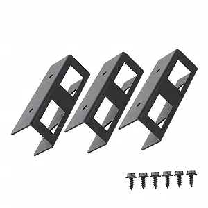 Полка для ноутбука из стали Углеродистая сталь Прочный Держатель для ноутбука под стол Экономия места Держатель для планшета Черный для офиса и дома - Фото 1