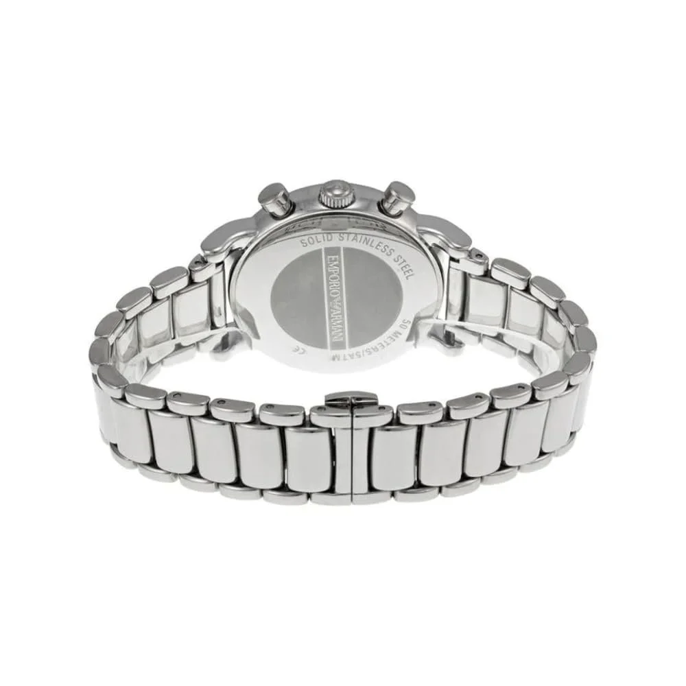 Чоловічий годинник EMPORIO ARMANI Хронограф, корпус 41 мм, браслет з нержавіючої сталі або шкіри, фото №2 Чоловічий годинник EMPORIO ARMANI Хронограф, корпус 41 мм, браслет з нержавіючої сталі або шкіри, фото №2