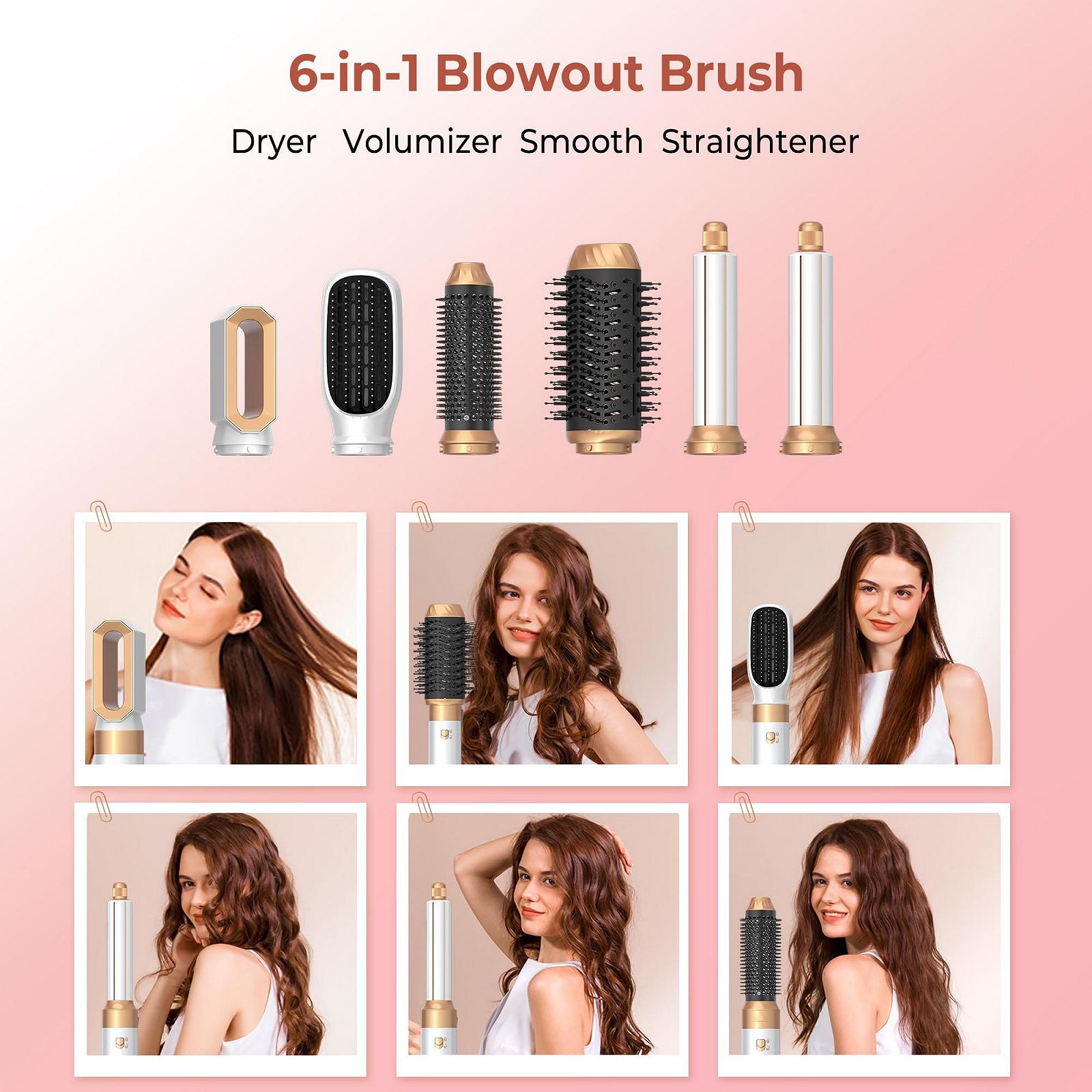 Фен-щетка MogaWave Pro Airbrush 6 в 1 1000 W, фото №2 Фен-щетка MogaWave Pro Airbrush 6 в 1 1000 W, фото №2
