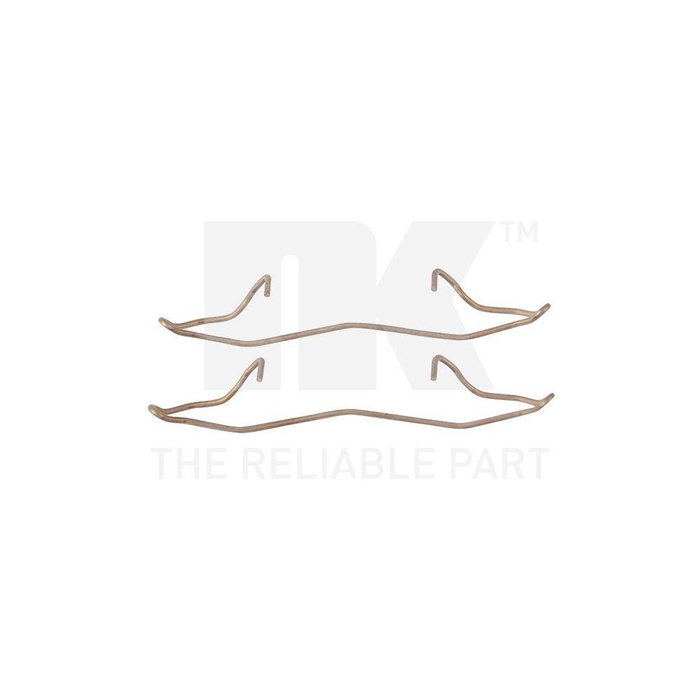 Комплект комплектуючих, гальмівні колодки дискові NK 7925186 передній міст, фото №1