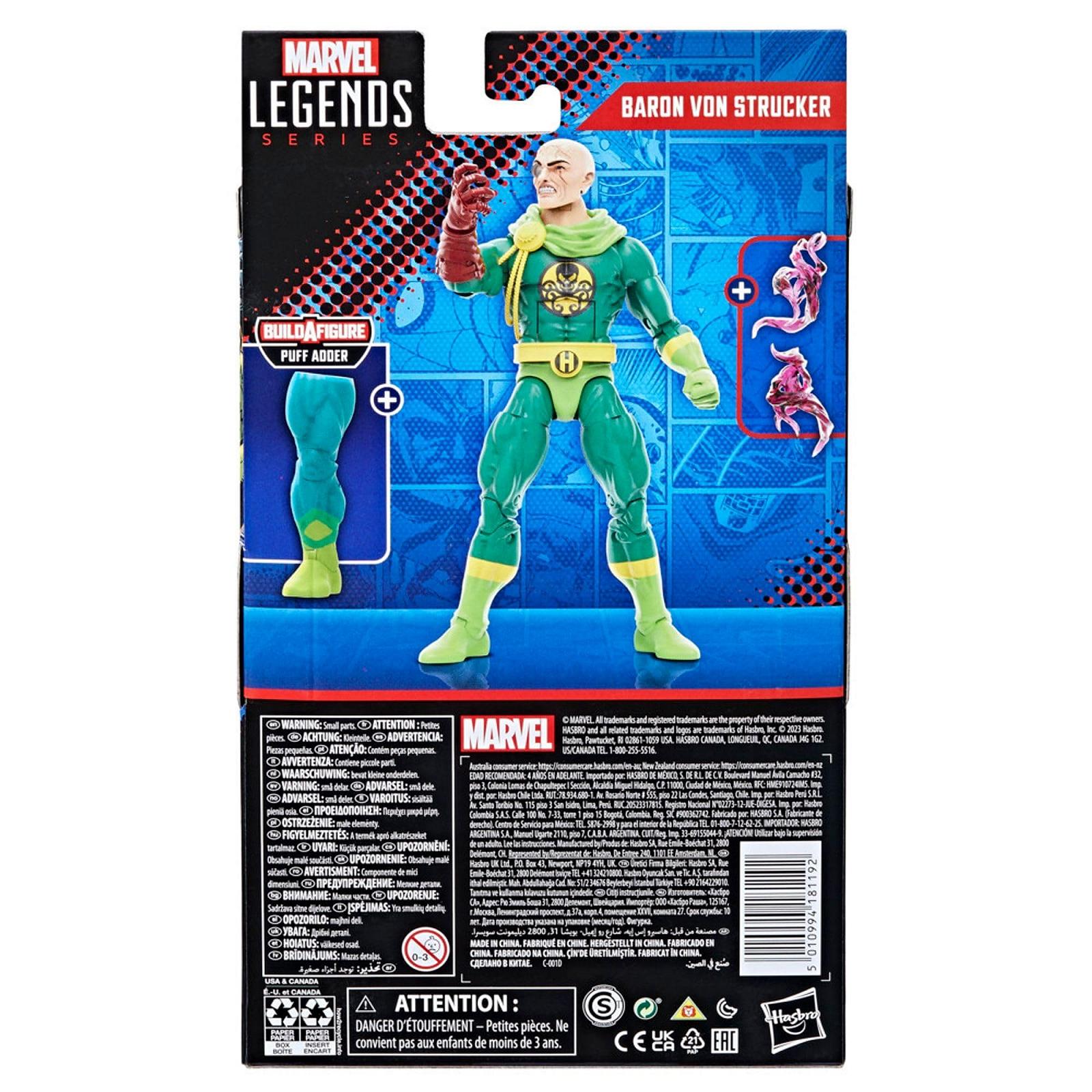Фигурка Baron Von Strucker Marvel Legends Series Classic Comic 15 см, фото №4
