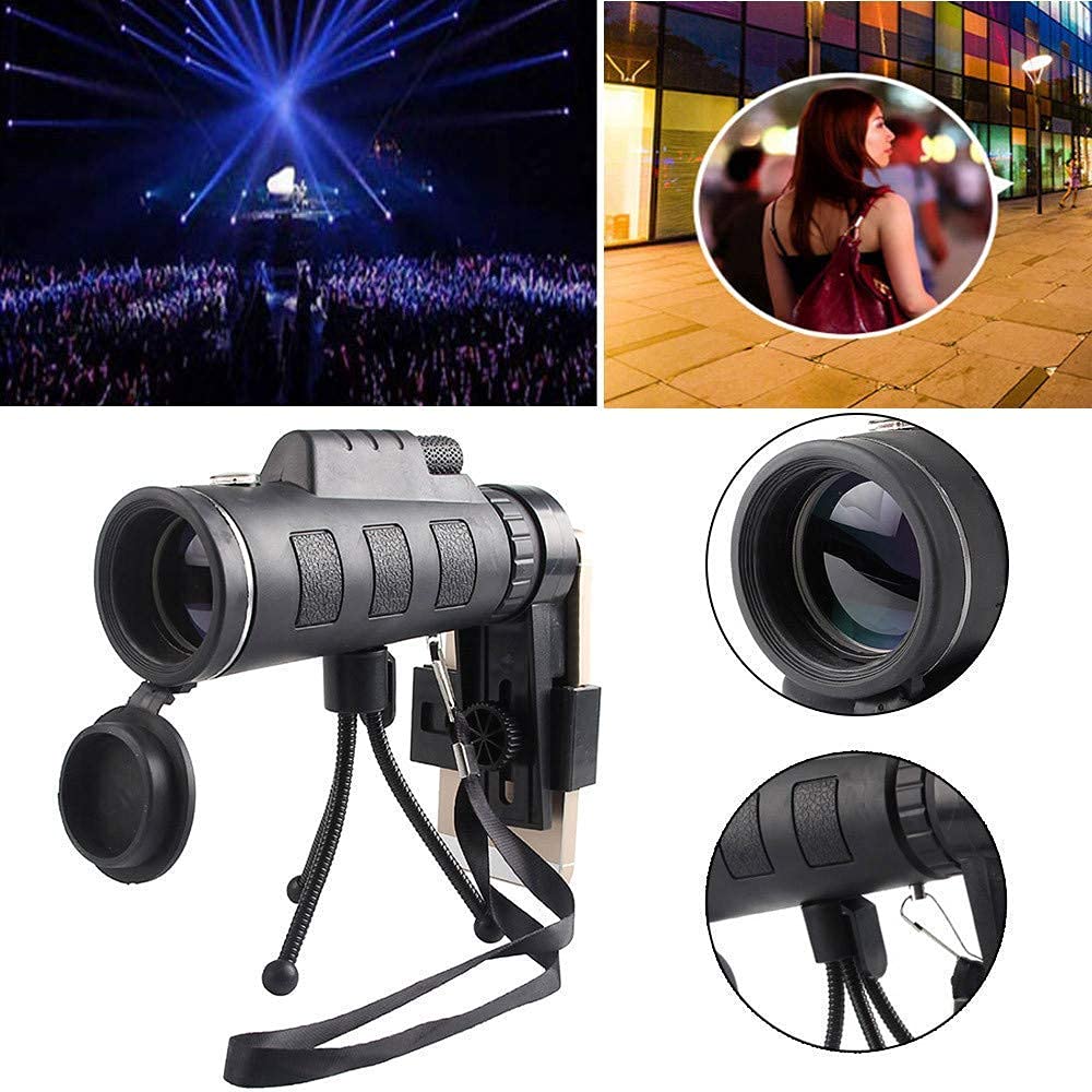 Монокуляр BAK4 Ultra Ultra Clear Optical Prism 40x60 Монокуляр Водонепроникний Чорний, фото №6