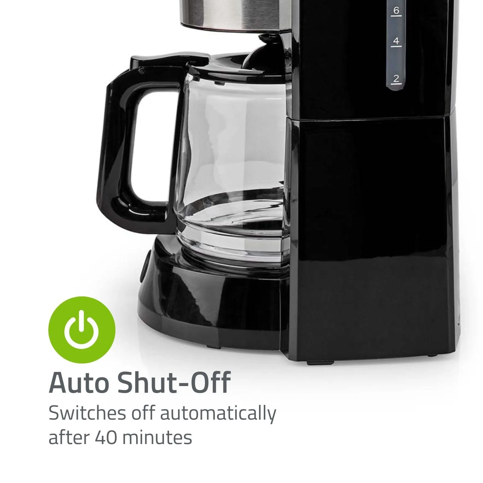 Капельная кофеварка Nedis 1,5 л 12 чашек Черный/Серебристый, фото №5