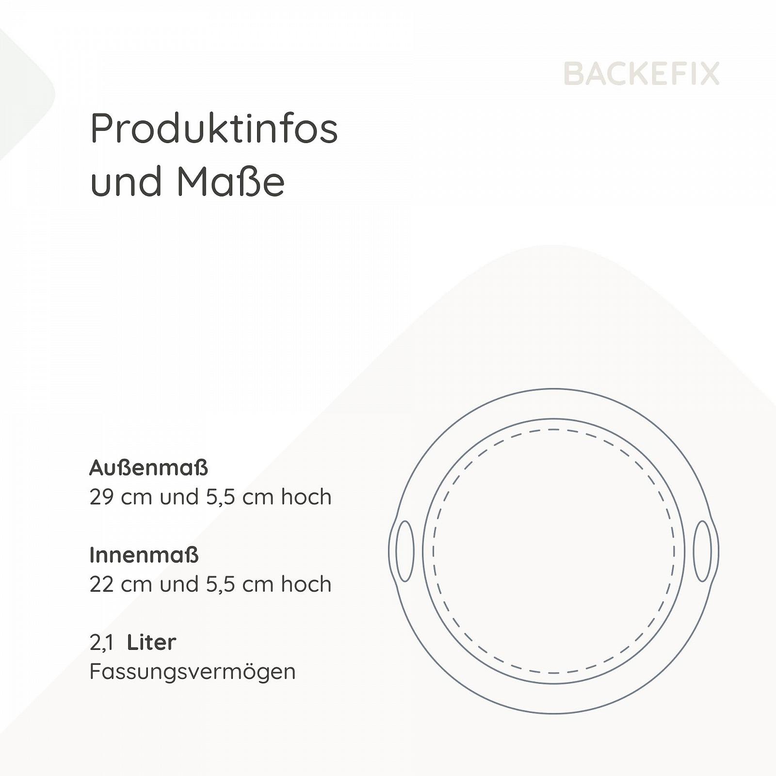 Форма для випікання Backefix силіконова кругла 22 см антипригарна без BPA сіра, фото №2