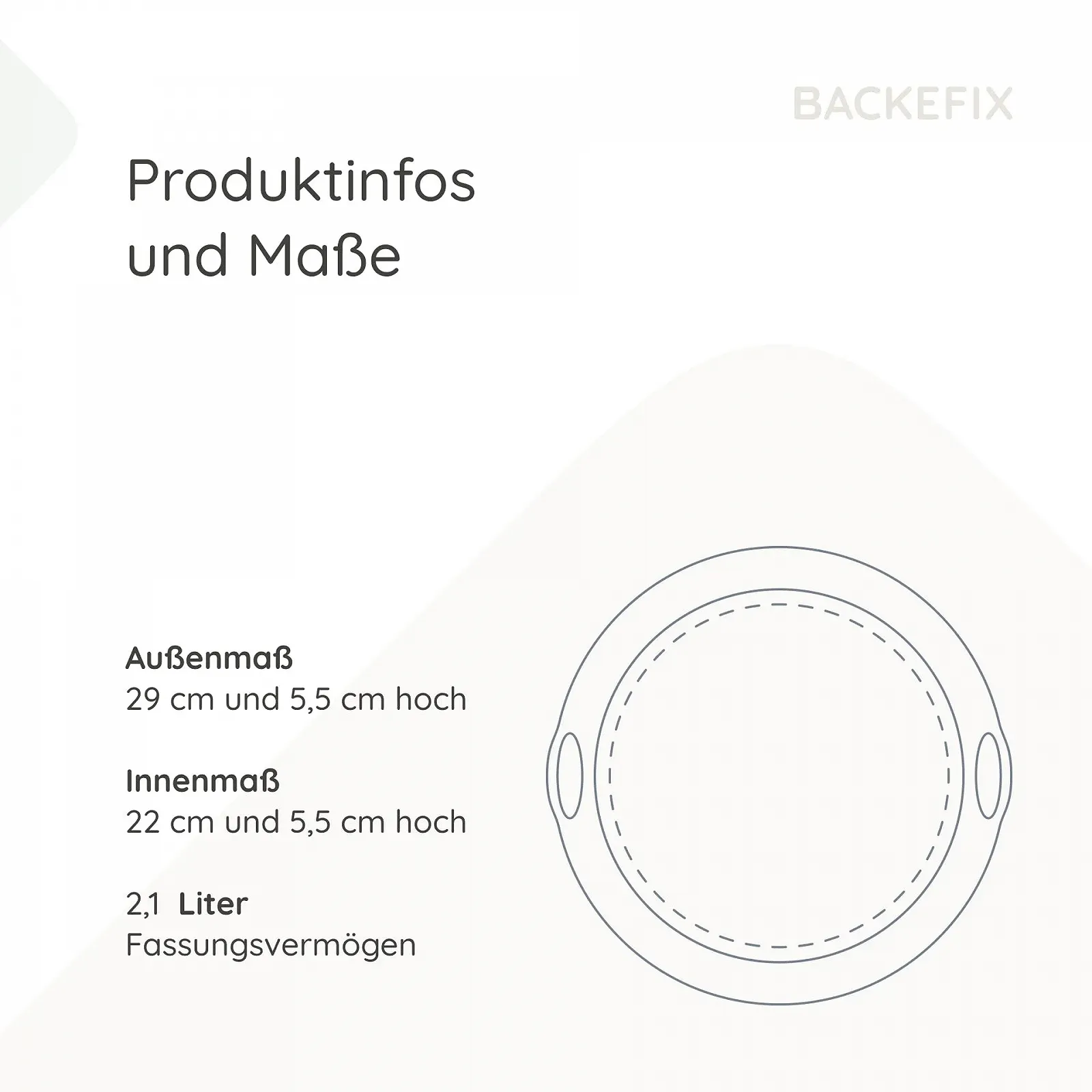Форма для випікання Backefix силіконова кругла 22 см антипригарна без BPA сіра, фото №2