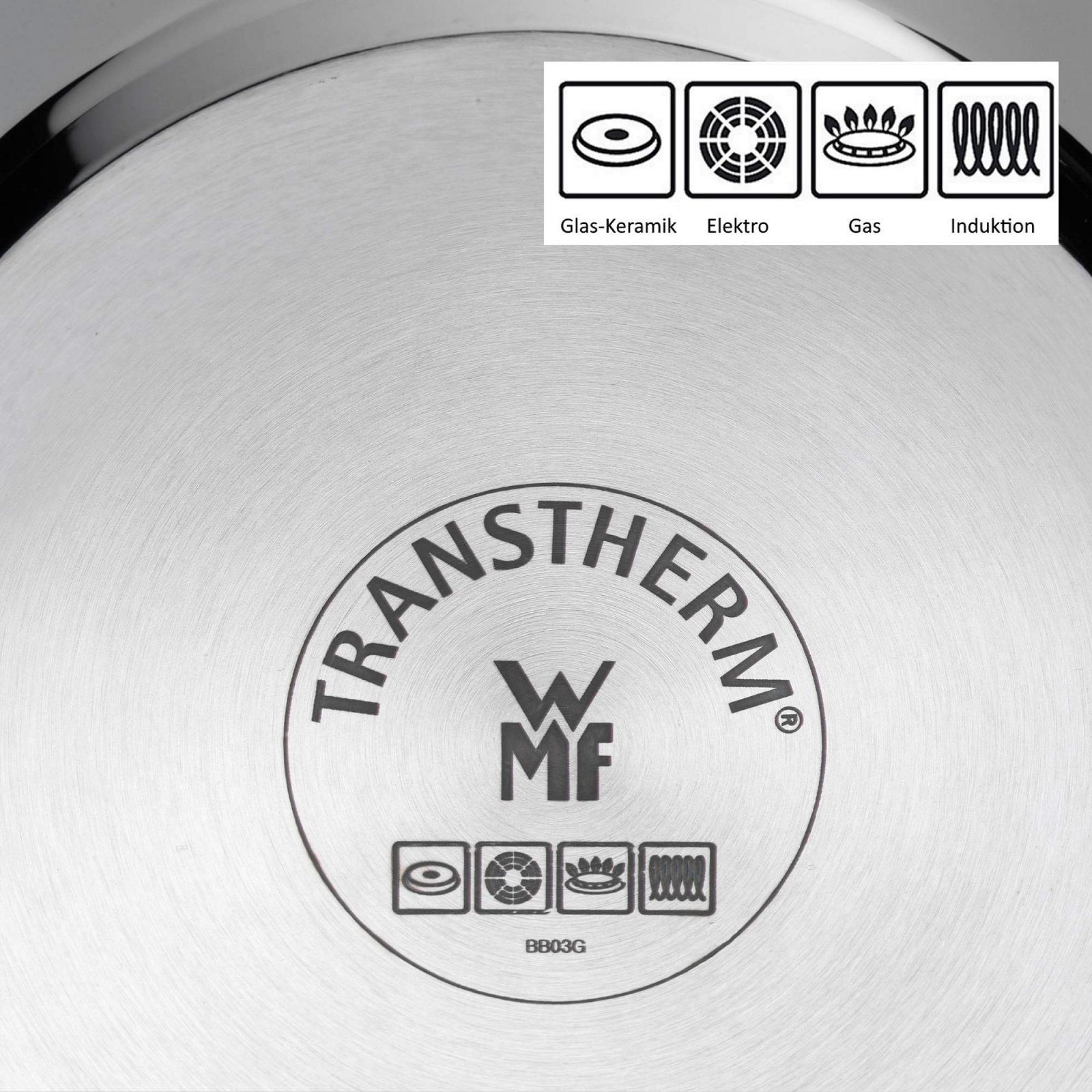 Сковорода WMF Ø 28 см Gourmet Plus с носиком из нержавеющей стали ручка Cromargan сталь подходит для индукции подходит для мытья в посудомоечной машине, фото №4