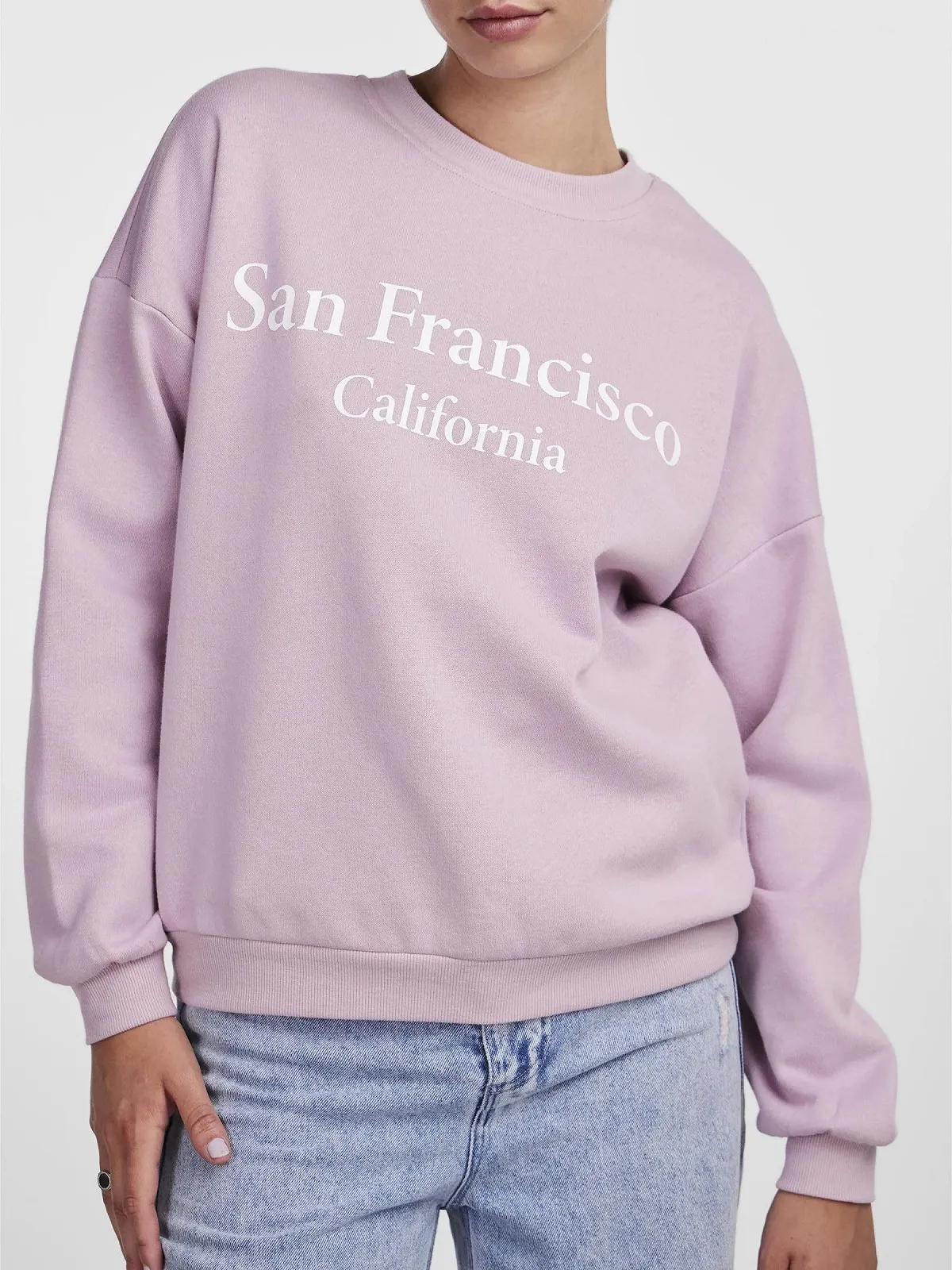 Жіночий світшот PIECES Pcfreya LS Oversize Sweat, фото №7