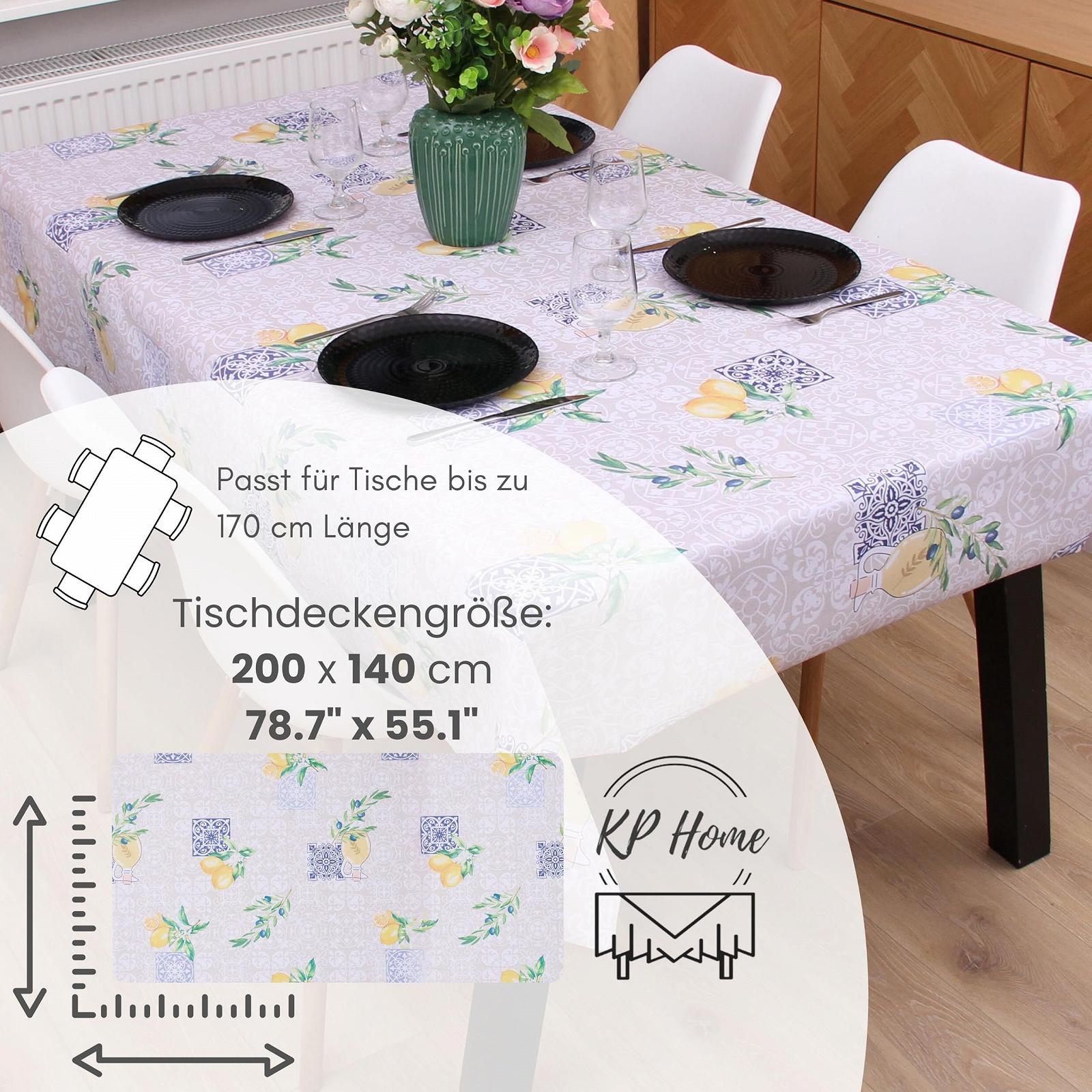 Скатертина KP HOME 200 x 140 см Beige, фото №4