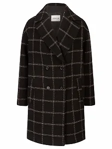 Коротке пальто в клітинку Apart - Фото 1