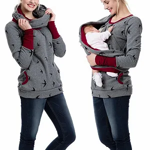 Свитшот для кормления грудью Модный Y2K Аниме Осень - Фото 1