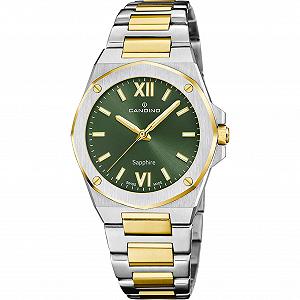 Женские часы Candino Lady Elegance Multi C4776/5, корпус из нержавеющей стали, многоцветный ремешок из нержавеющей стали, зеленый, браслет - Фото 1