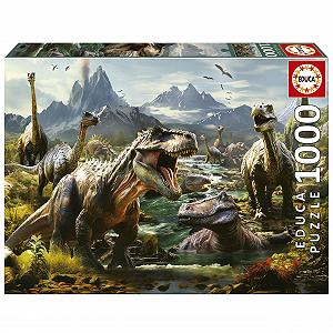 Пазл Educa 19924 Wild Dinosaurs 1000 элементов 68 x 48 см - Фото 1