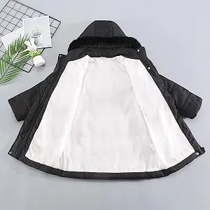 Зимова куртка Дитяча стьобана куртка для дівчаток Тепла synthetic.ua - Фото 1